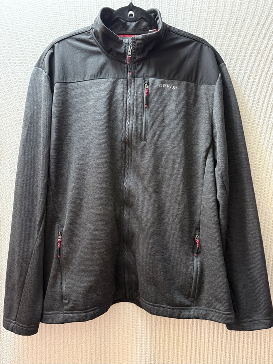 Orvis Other - Orvis Men’s Dark Gray Lightweight Full-Zip Jacket with Black Yoke